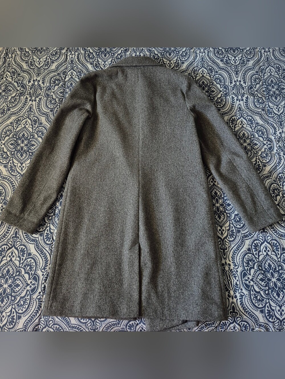 Ardene Gray Single-Breasted Wool-Blend Coat - Picture 4 of 4